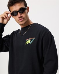 New Balance - Classic Tri-Logo French Terry Crew