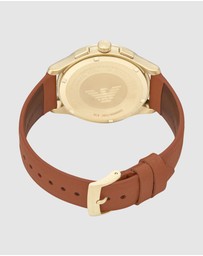 Emporio Armani - Brown Chronograph Watch