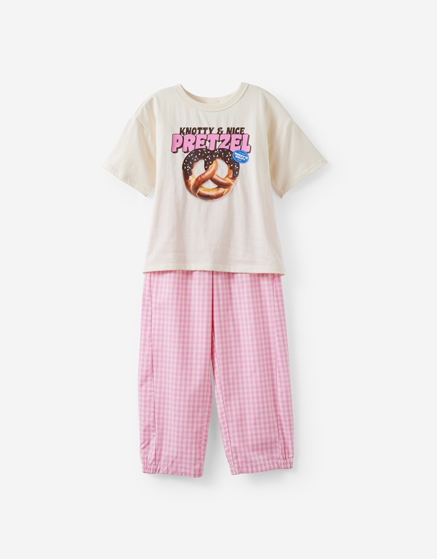 Cotton On Kids - Sleep Tee & Poplin Pant Pj Set