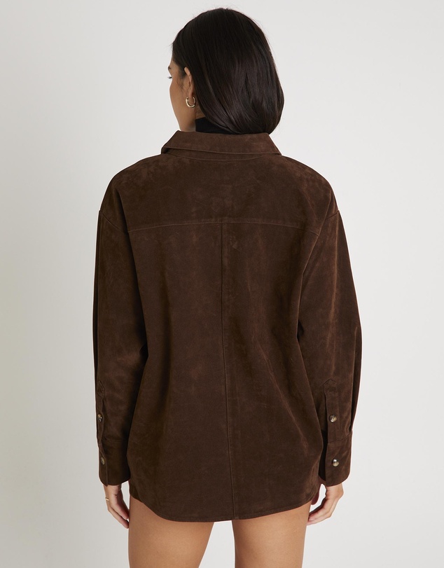 Alice In The Eve - Elle Faux Suede Shirt