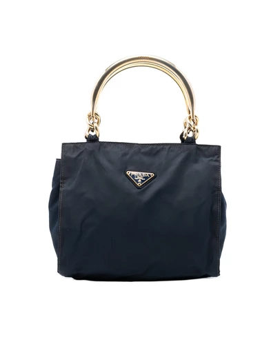 Pre-Loved by Azura Reborn - Pre-Loved Tessuto Metal Handle Bag