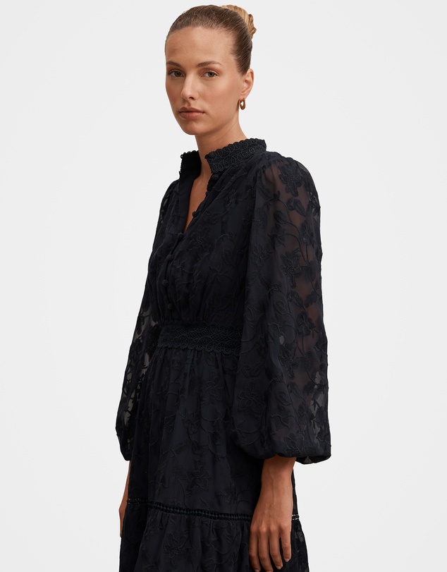 Forever New - Nala Embroidered Midi Dress