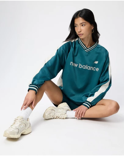 New Balance - Satin Woven Pullover