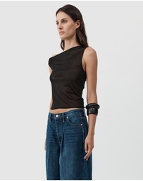 St. Agni - Fine Jersey Asymm Top