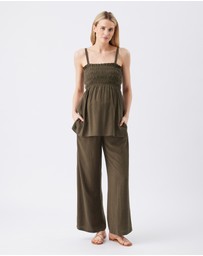 Ripe Maternity - Marlow Shirred Pant