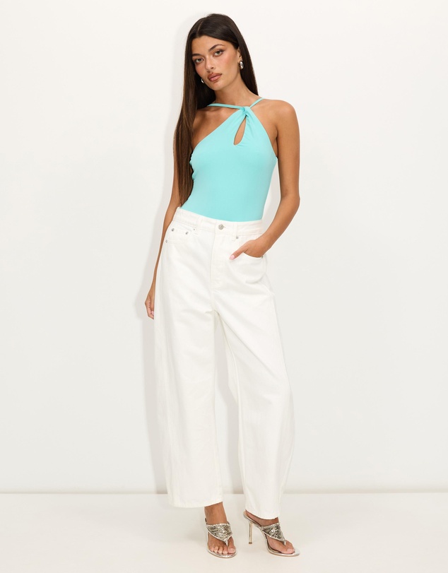 Dazie - Leni Cut Out Halter Top
