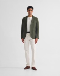 Oxford - 3 Button Linen Milton Blazer