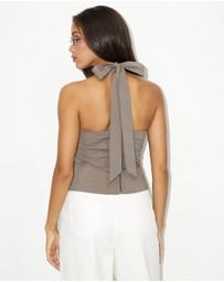 Dazie - Cool Breeze Halter Neck Top