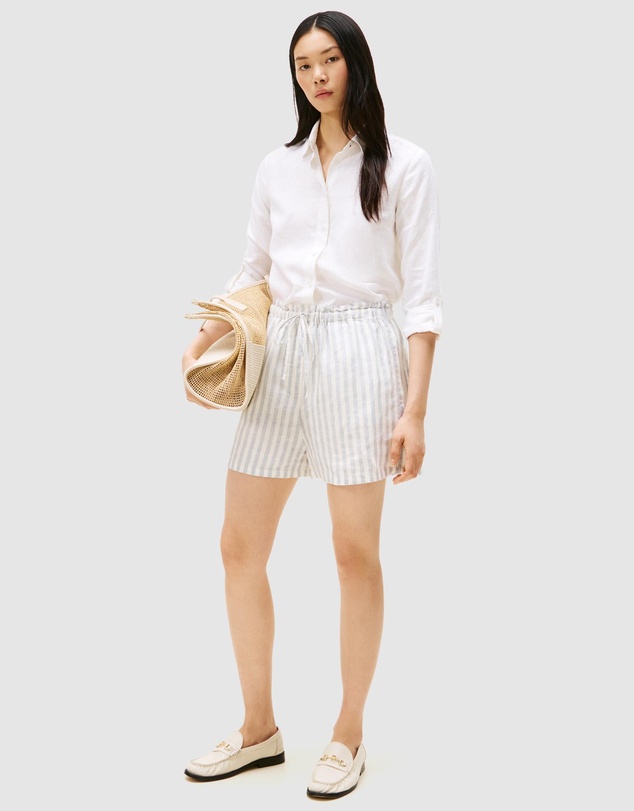 Tommy Hilfiger - Pure Linen Wide Leg Shorts
