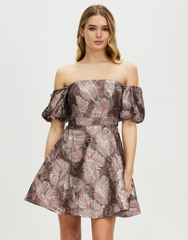 Romance by Honey and Beau - Milla Puff Sleeve Dress