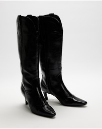 Dazie - Marie Western Pointed-Toe Boots