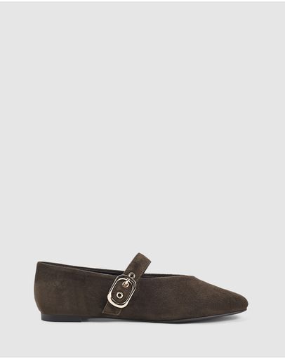 Chocolate Brown Suede