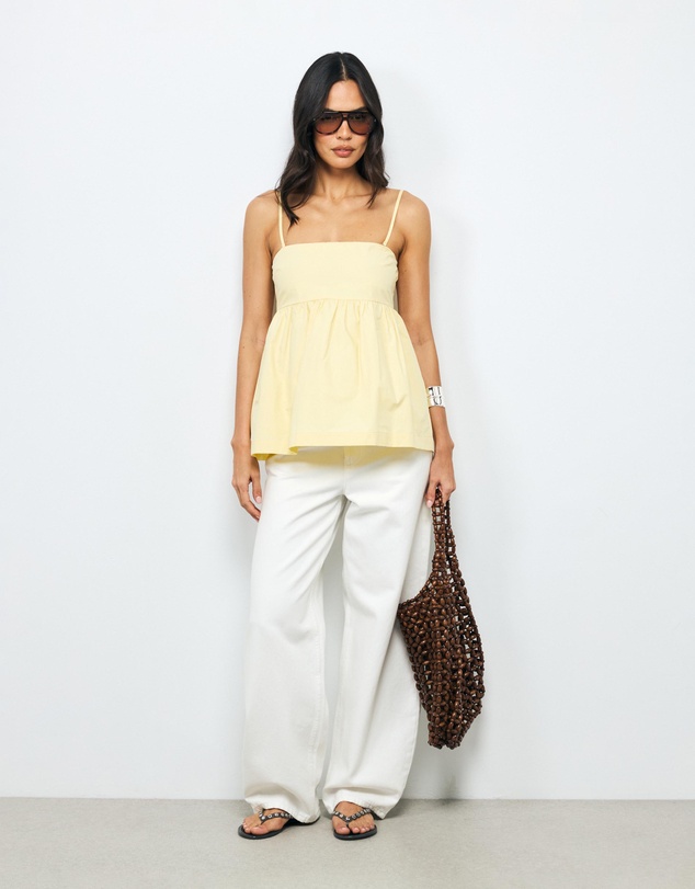 AERE - Sofia Removable Strap Bandeau Top