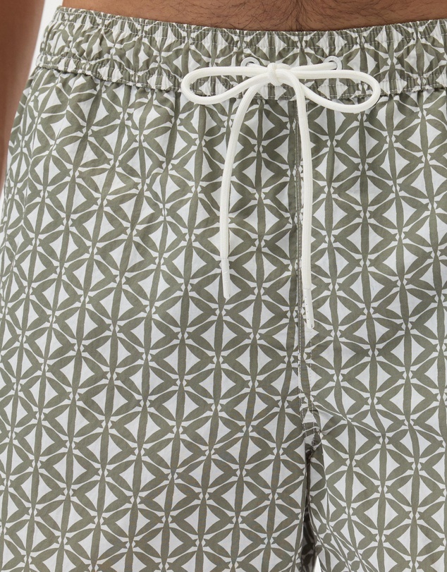 AERE - Geo Print Swim Shorts