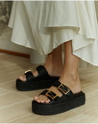 Siren - Aphrodite Woven Flatforms
