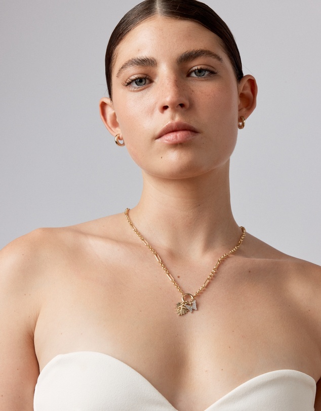 Michael Hill - Diamond Butterfly Pendant in 10kt Yellow Gold