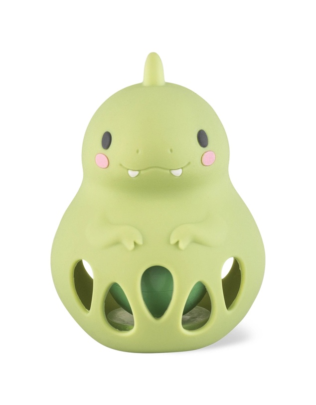Tiger Tribe - Silicone Rattle - Dino
