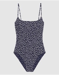 Polo Ralph Lauren - Le Petit Fleur Smocked Kennedy Low Back Swimsuit