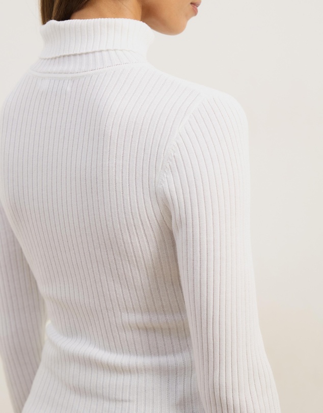 Atmos&Here - Annie Wool Blend Turtleneck Knit Top
