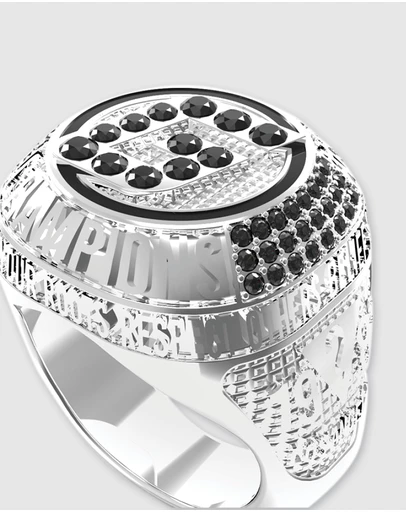 GUESS - Guess G Coin Silver Tone Ring 64