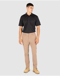 UNIT Workwear - UNIT Mens Cuffed Cargo Flexlite Utility Pants