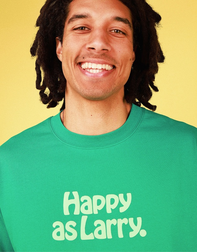 Skwosh - Happy As Larry Slang Tee in Green