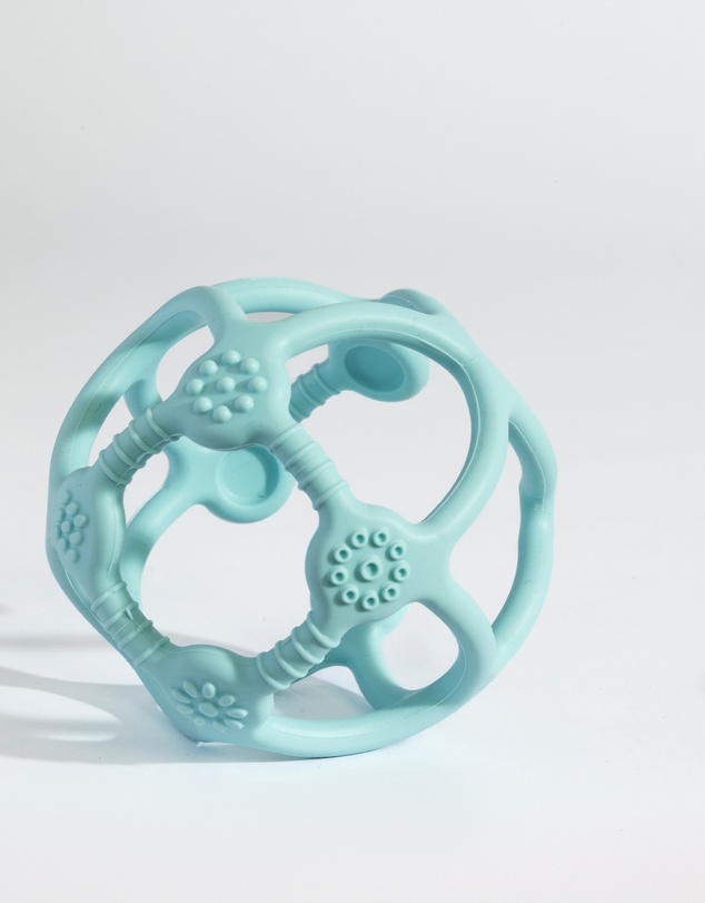 Playground - Silicone Teething Ball - Light Blue