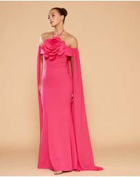 CATHERINE FERRARO - Chloe Cape Halter Gown