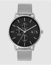 Armani Exchange - Silver-Tone Men's Analogue Watch