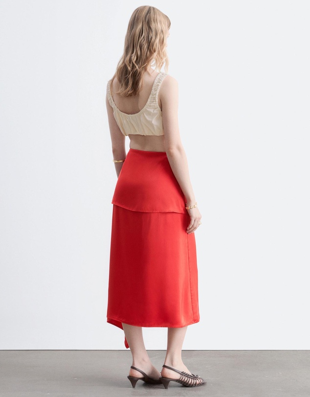 & Other Stories - Layered Panel Wrap Skirt