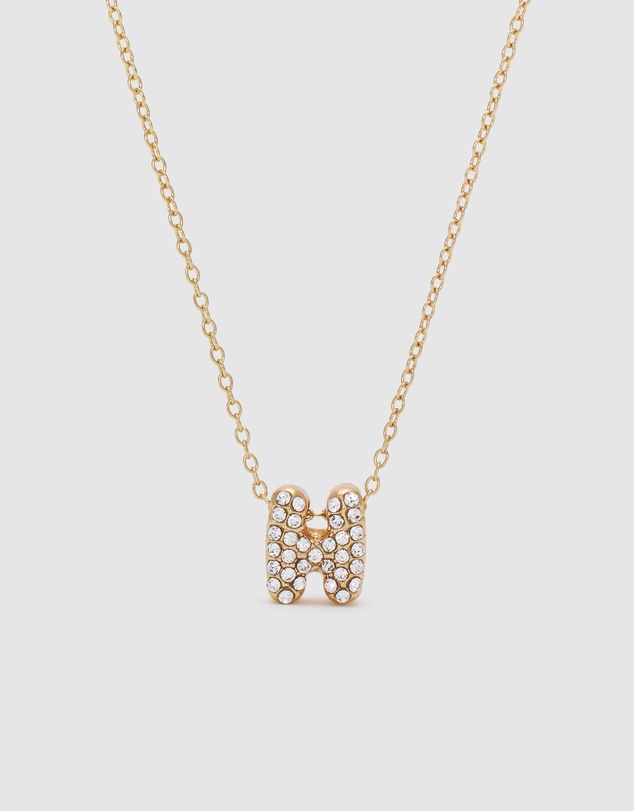 Seed Heritage - Initial Jewel Bubble Necklace