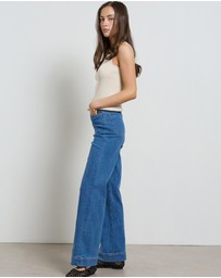 DRICOPER DENIM - Maarte Blue Wide Leg Jeans