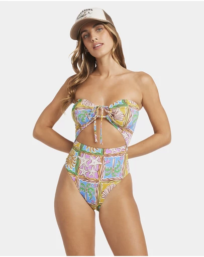 Billabong - Womens Heat Dream Andrew High One Piece Swimsuit