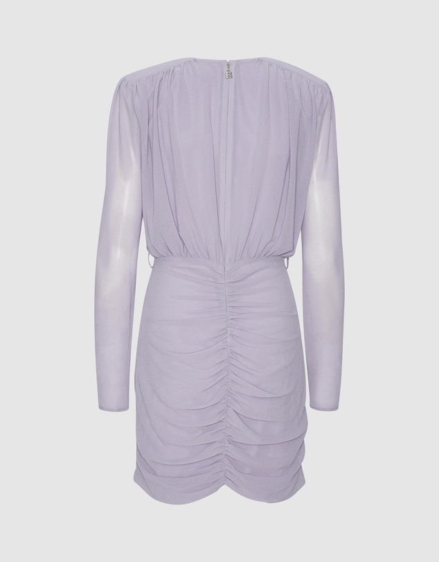 ROTATE - Crepe Mini Gathered Dress