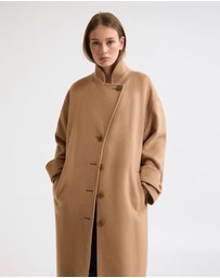 Oxford - Talia Detachable Scarf Coat