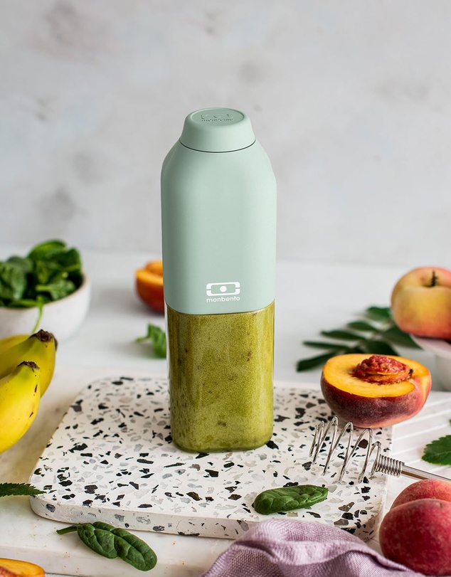 Monbento - Monbento Mb Positive M Reusable Water Bottle - Green Natural