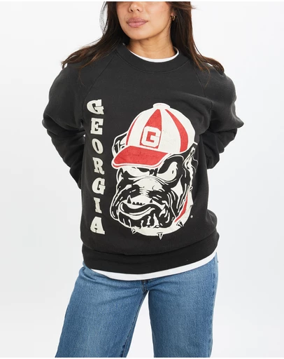 Vintage by The Real Deal - Pre Loved - 90s University of Georgia Bulldogs Sweatshirt
