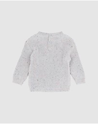 Bebe by Minihaha - Bunny Hand Emb Knit Jumper - Babies