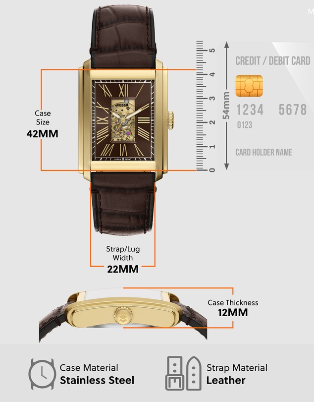 Fossil - Carraway Brown Analogue Watch
