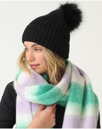 Morgan & Taylor - Jenna Chunky Striped Scarf 