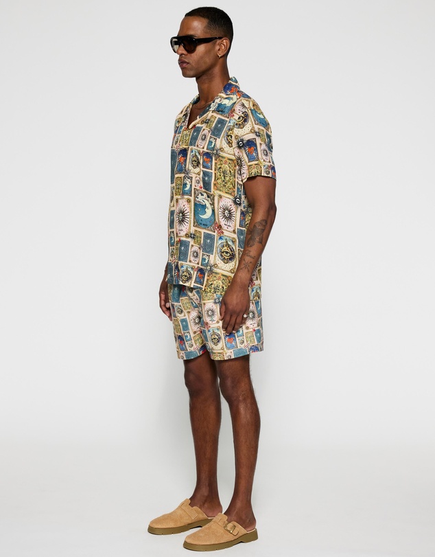 Camilla - Mid Length Elastic Waist Boardshorts