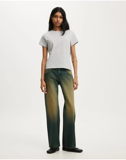 Cotton On - Petite Low Rise Straight Jean