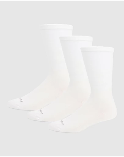 Pussyfoot - 3 Pack Non Tight Cuff Bamboo Crew Socks