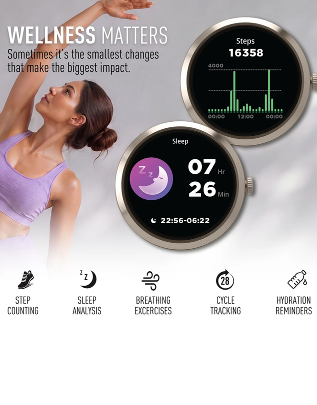 Reflex Active - Spectra 300R Steel Mink Smart Watch