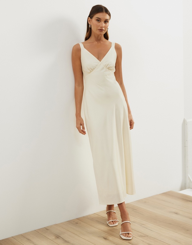 Atmos&Here - Andie Satin Maxi Dress