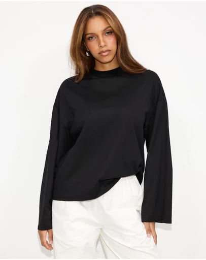 Dazie - Nostalgia Oversized Long Sleeve Tee