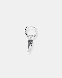 THOMAS SABO - Single Hoop Earring with Wolf's Tooth