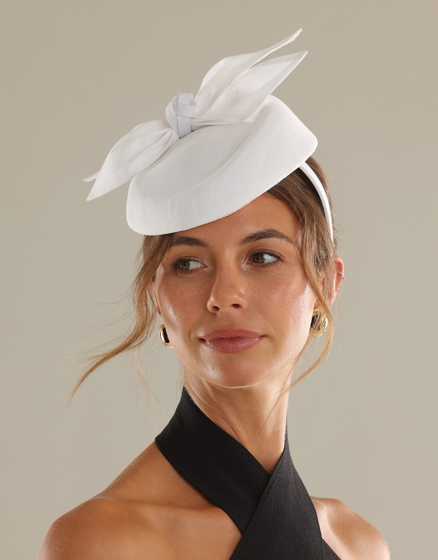 Morgan & Taylor - Florence Fascinator in White