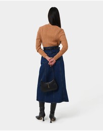 Forcast - Carmen Panel Denim Skirt