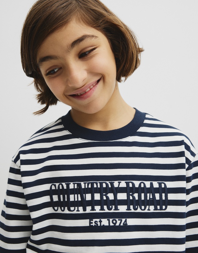 Country Road - Teen Australian Cotton Short Sleeve Relaxed Heritage T-shirt